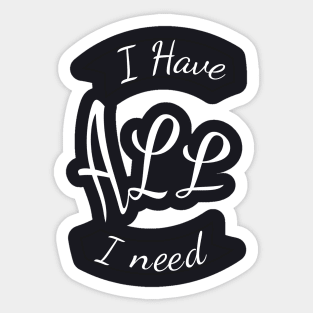 Awesome Typographic Design Sticker